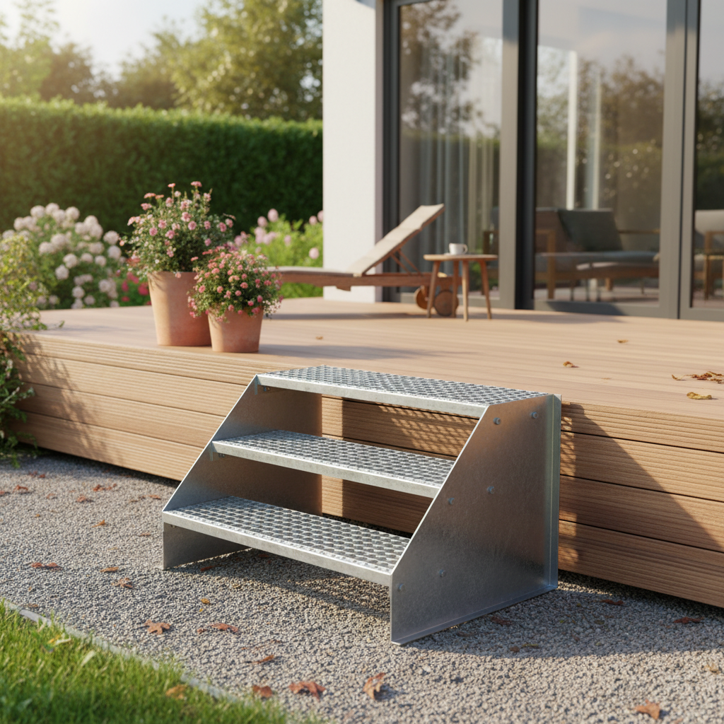 Schody modułowe ocynkowane - od 1 do 17 stopni - obrazek 10