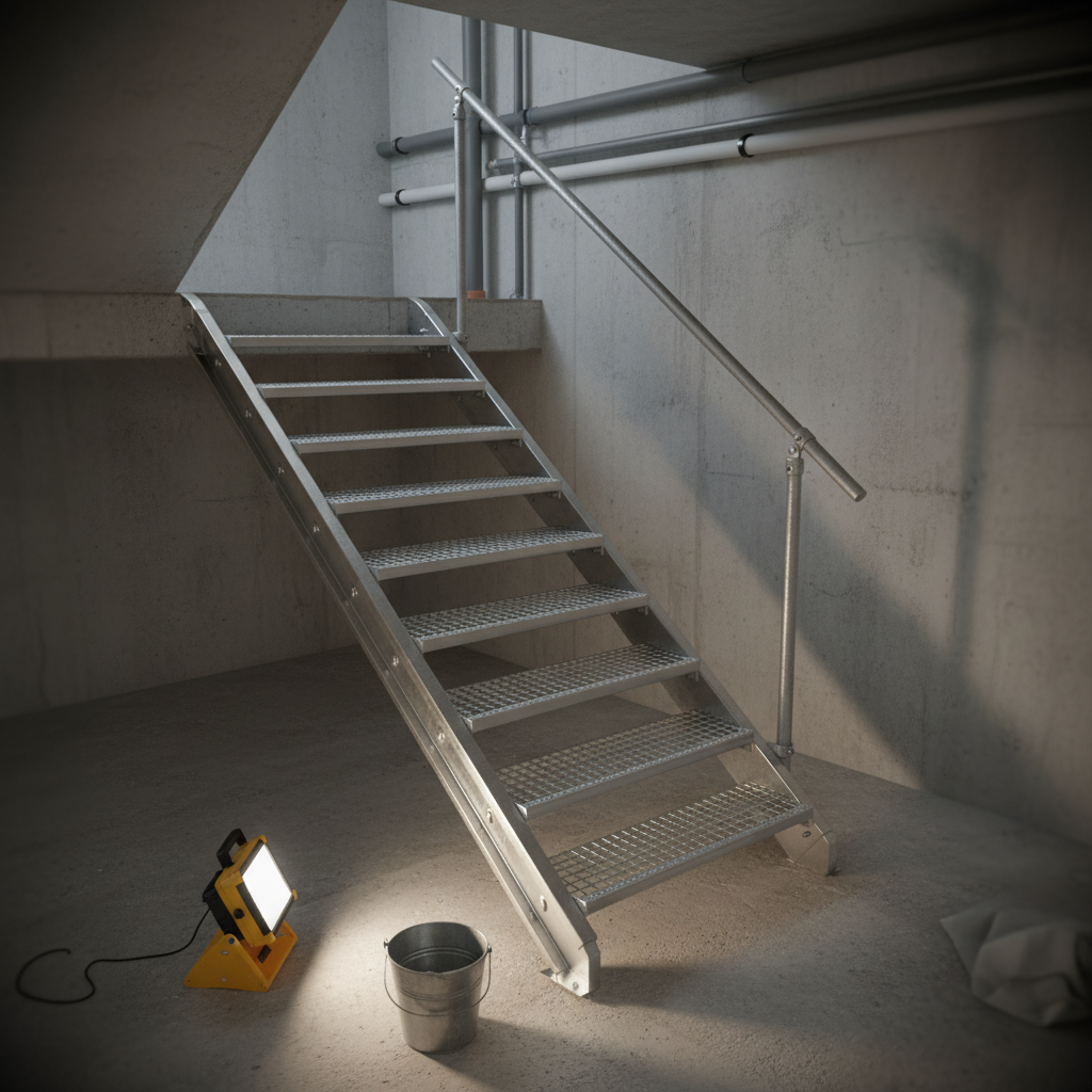 Schody modułowe ocynkowane - od 1 do 17 stopni - obrazek 7