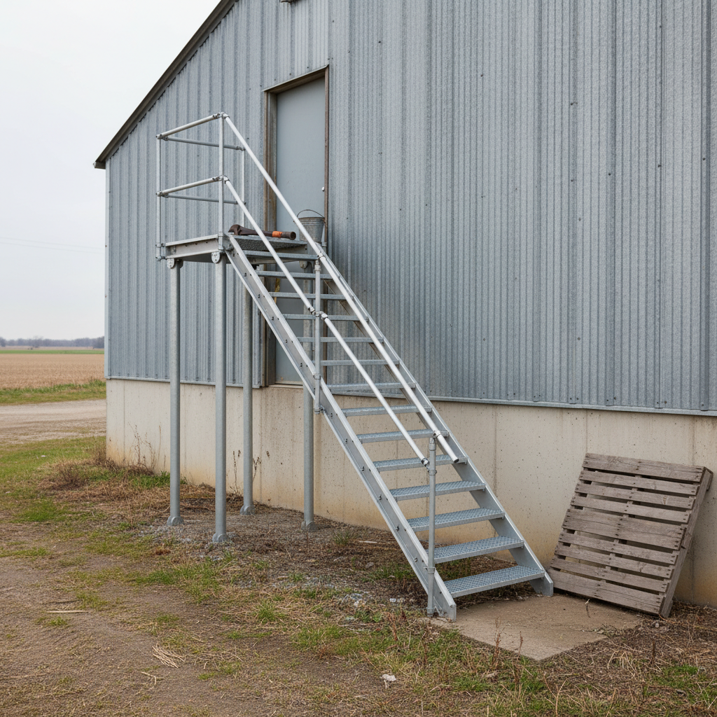 Schody modułowe ocynkowane - od 1 do 17 stopni - obrazek 8